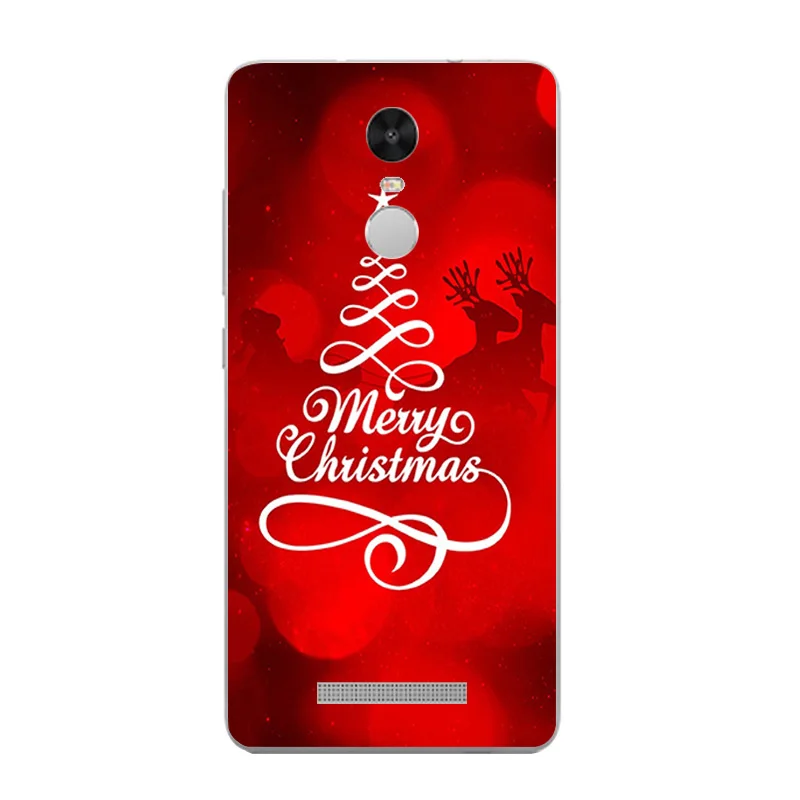 Для Xiaomi Redmi Note4 4X силиконовый чехол для телефона для Redmi Note3 задняя крышка тонкая для Hongmi note2 ТПУ Shell Рождеством шаблон