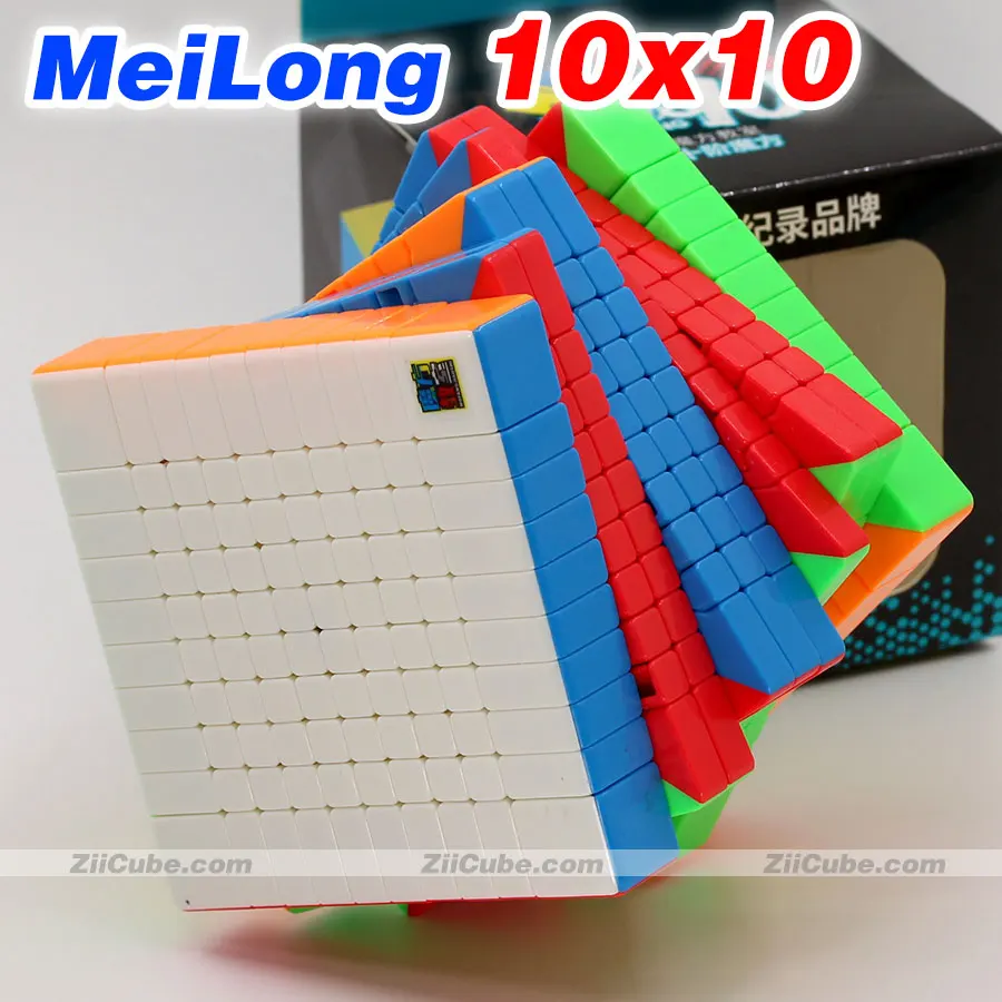MeiLong 10x10x10 Магический куб-головоломка MoYu Meilong 10x10x10 11x11x11 кубик высокого уровня креативный твист Мудрая игра игрушка Профессиональный скоростной куб - Цвет: MeiLong 10x10x10