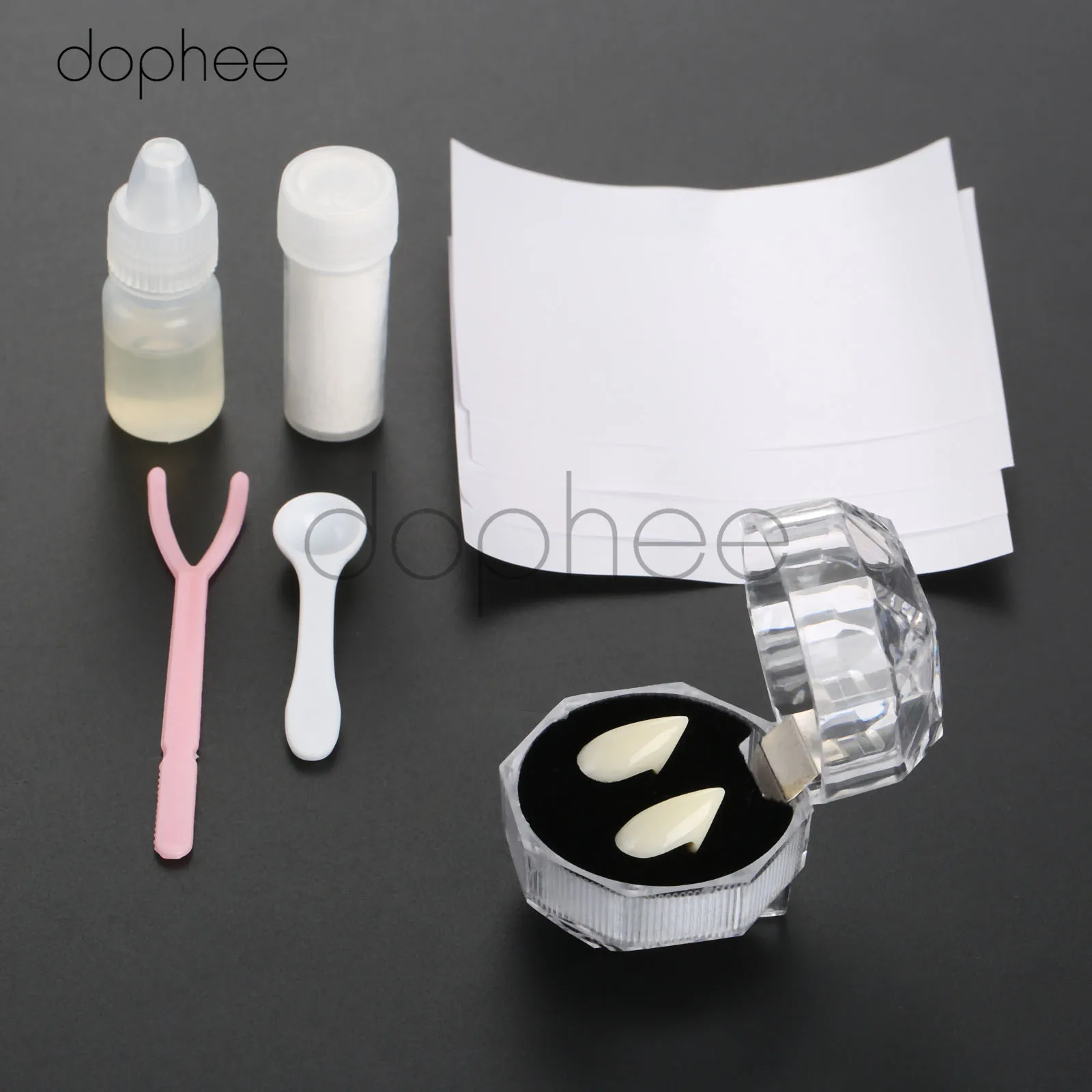 Dophee 1 шт. вампир поддельные зубы смолы с клеем маскарадный костюм Хэллоуин вечерние Косплей Макияж забавные зубные протезы - Цвет: 13cm