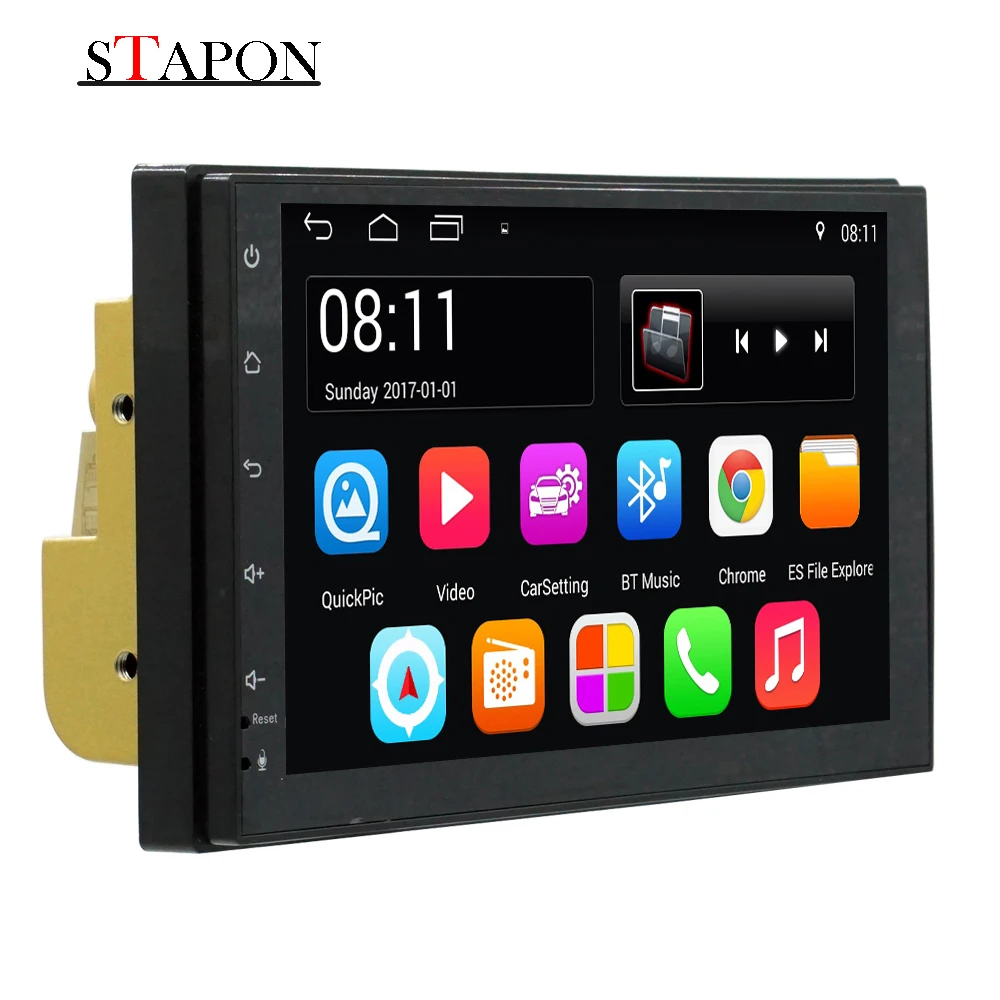 STAPON 7 дюймов Автомобильный DVD Android 1 навигация с Bluetooth Зеркало Ссылка рулевое