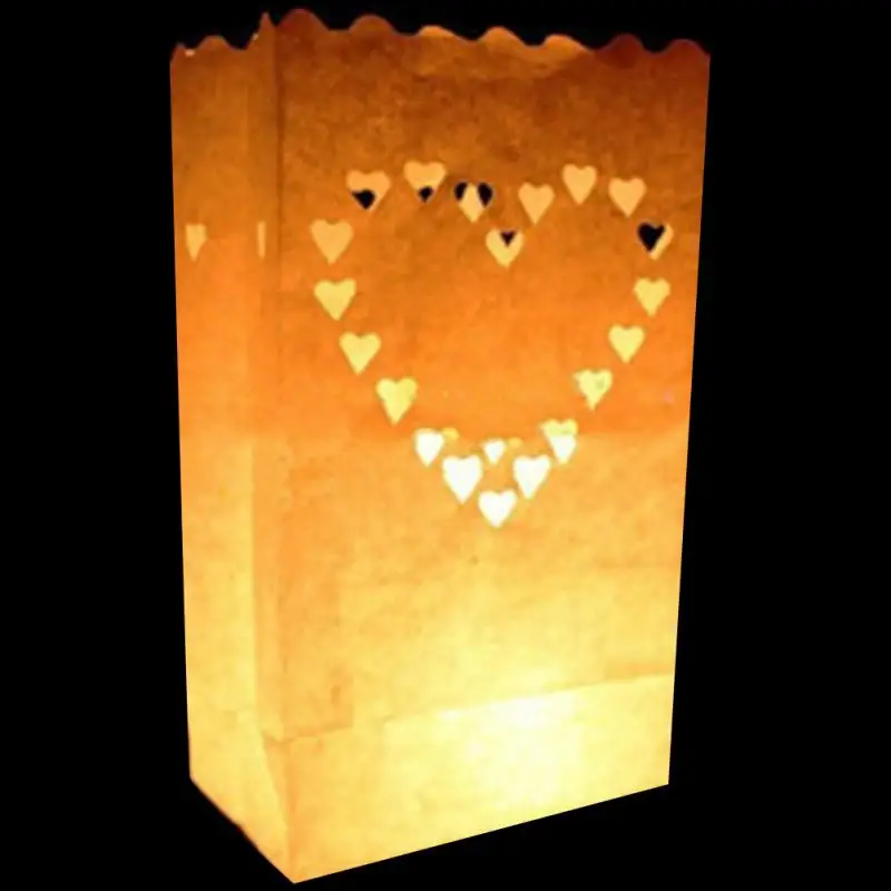 Diy ручной бумажный фонарь свечи сумки держатель для ну вечеринку главная