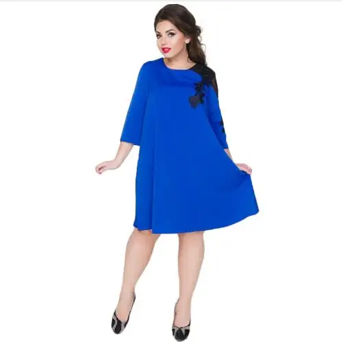 Новинка, женское платье большого размера, а-силуэт, свободное летнее платье, кружевное, из кусков, миди, Пляжное Платье, 5XL, 6XL, большой размер, вечернее платье vestidos