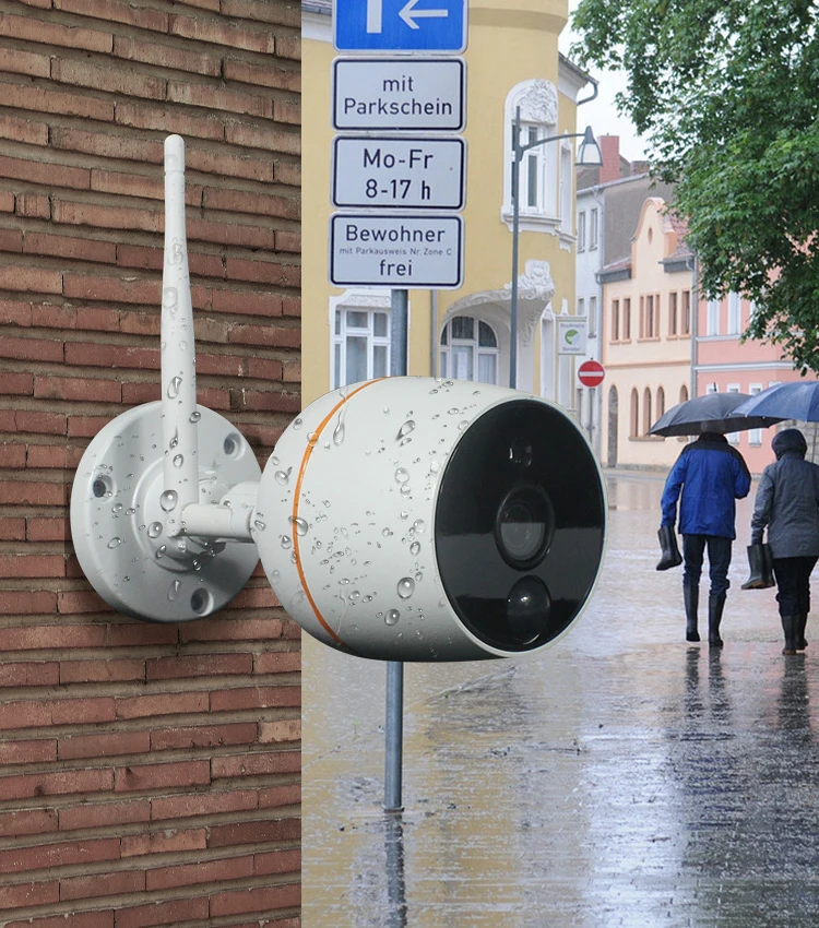 Weтранс 4CH 1080P Беспроводная cctv камера система безопасности комплект Wifi NVR сенсорный экран двухсторонний аудио уличные камеры видеонаблюдения набор