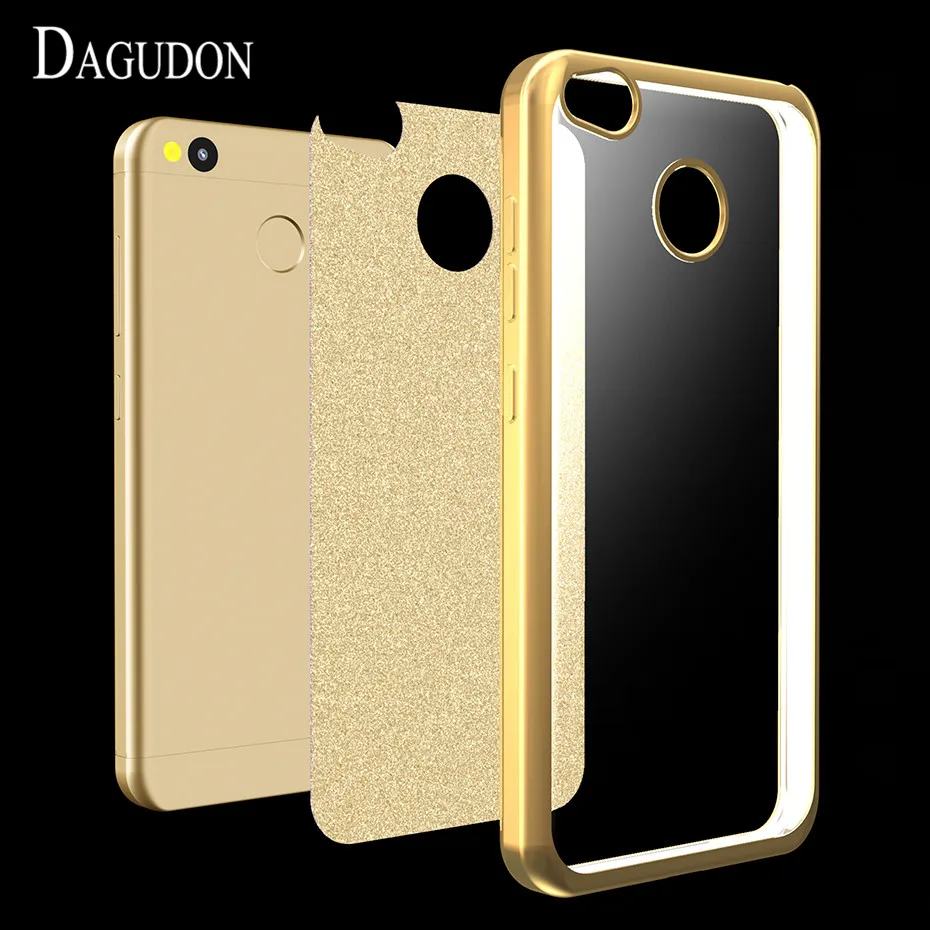 DAGUDON роскошный блестящий чехол для Xiaomi redmi 4X блестящая Обложка ультра тонкий
