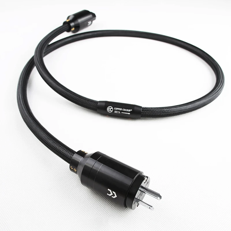 Coppercolor CC BETA AU/US/евроразъем Schuko Powercord freeze OCC серебристый Audiophile HiFi тефлон
