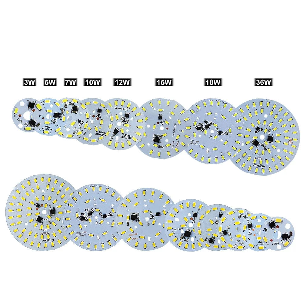 10 шт. светодиодный пластина светильник источник 220 В интегрированная IC драйвер