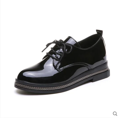 2019 весенние женские туфли на плоской подошве кроссовки кожаные лодочки шнуровке