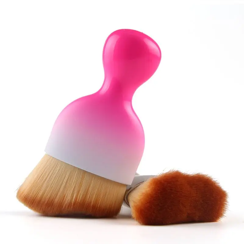 S образная Кисть для макияжа волнистая дуговая изогнутая форма волос основа