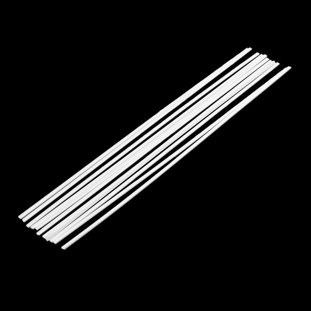 Двухканальная полоса из АБС пластика 10 шт. для архитектурных моделей зданий