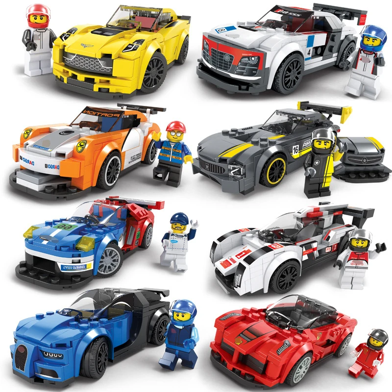 Technic City Супер гонщики скоростные чемпионы суперкар гоночный автомобиль