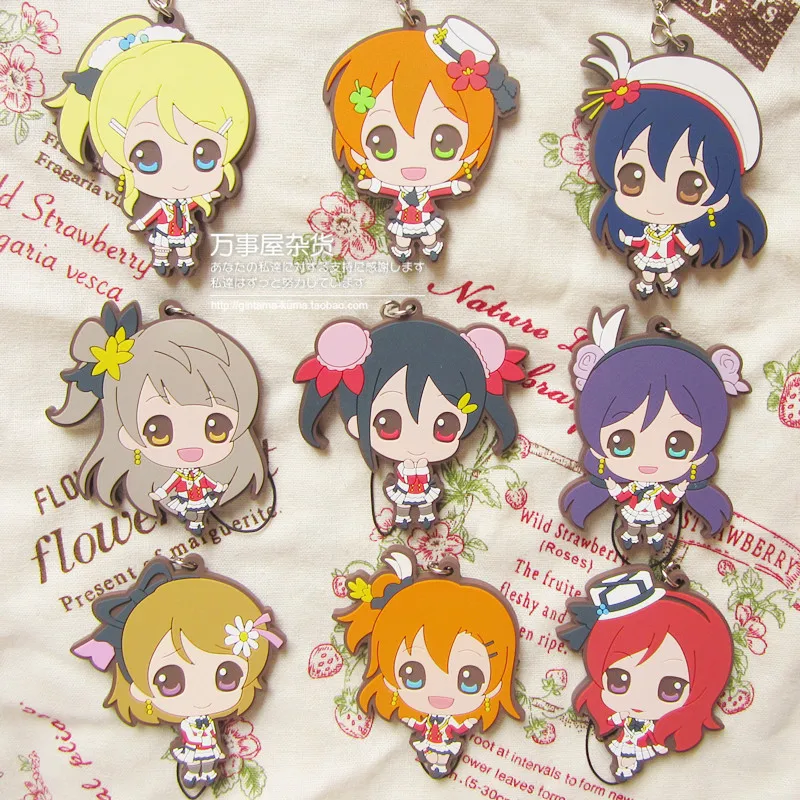 Кадори Нико или Рин Umi Maki аниме Love Live! Отлично! Резиновый брелок с большим