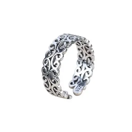 Bijoux, новинка, дизайнерские, 925 пробы, серебряные, полые кольца для женщин, регулируемый размер, кольцо, вечерние, подарок, свадебные ювелирные изделия, Anillos
