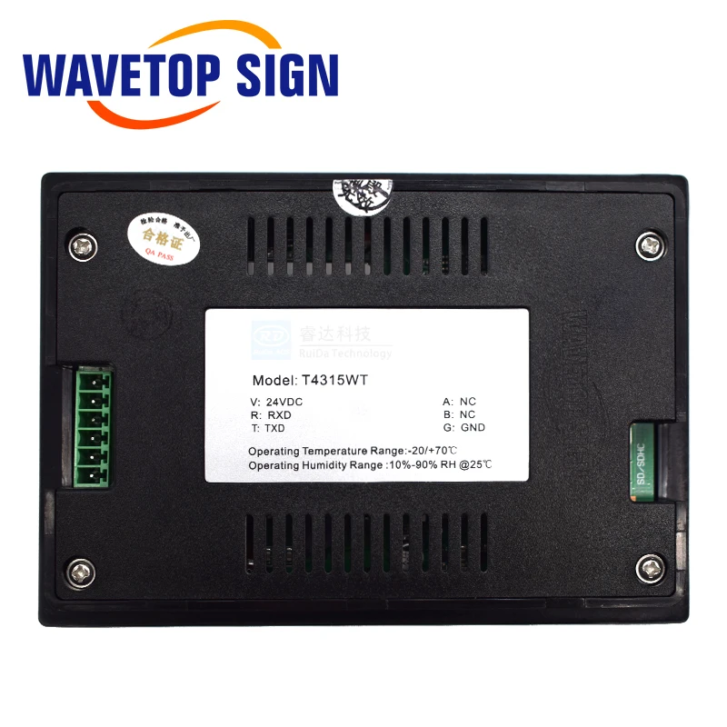 WaveTopSign CO2 лазерная машина высокая точность на основе программного обеспечения автоматическая фокусировка сенсорная система с сенсорным усилителем и дисплеем