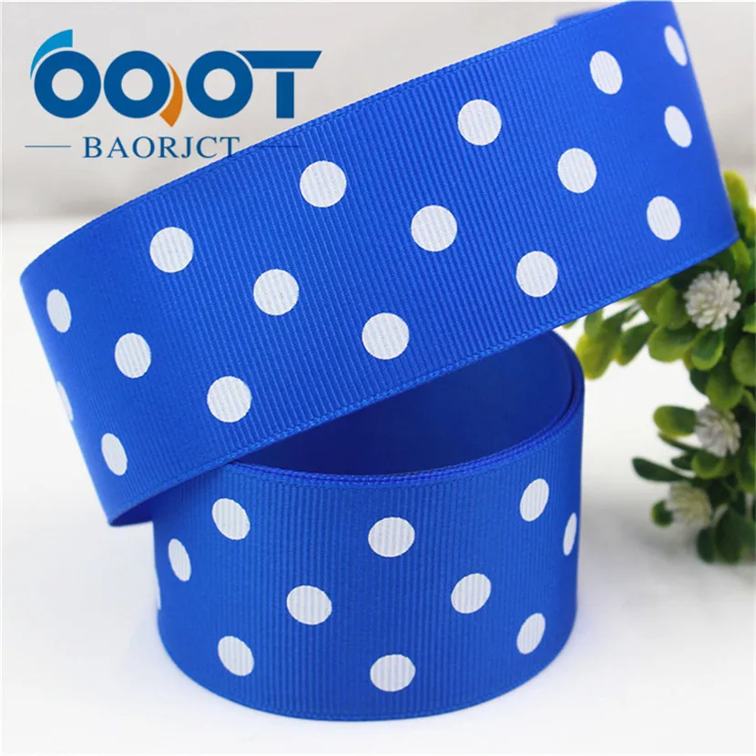 2 OOOT BAORJCT 176181 38 мм 10 ярдов/лот ленты в горошек термопереводные печатные корсажные Свадебные аксессуары ручной работы материал - Цвет: 2
