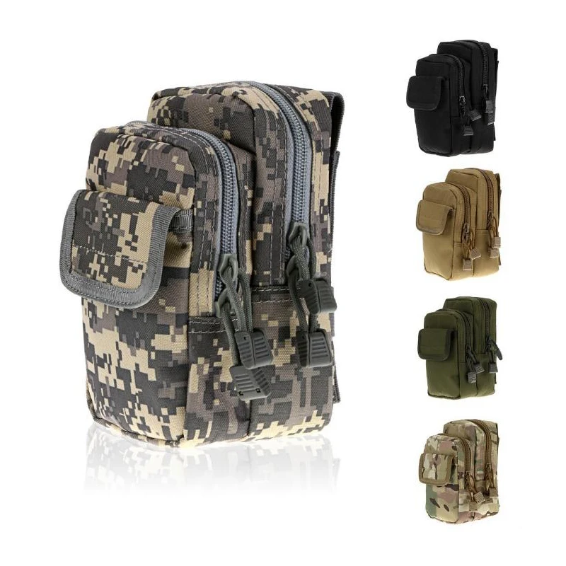 Тактическая Сумка 1000D нейлоновая поясная сумка с системой Молле 4 цвета кошелек