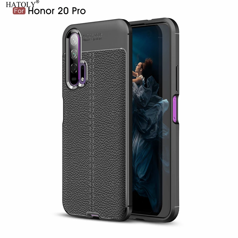 Чехол HATOLY для Huawei Honor 20 чехол из искусственной кожи с защитой от грязи мягкий