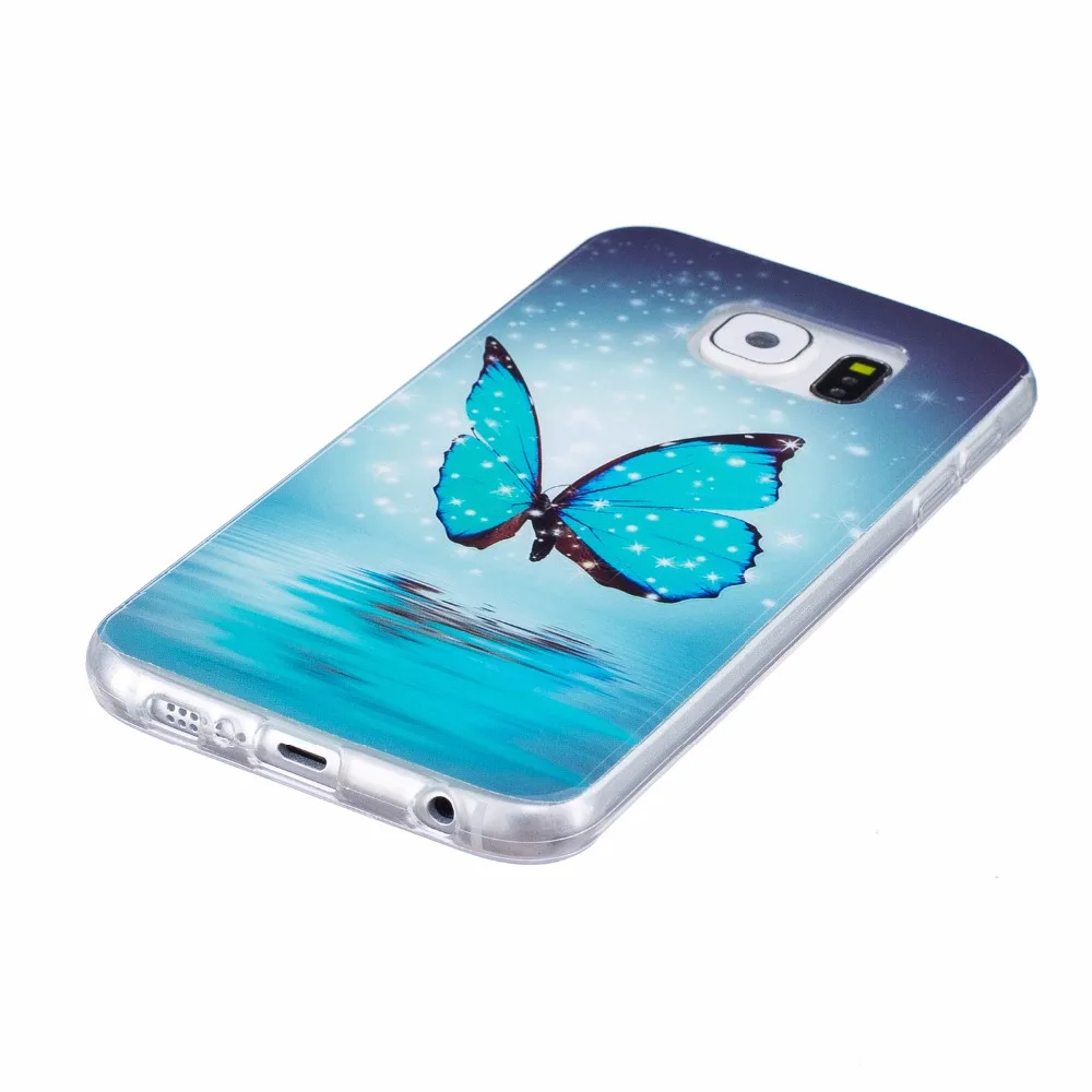 Case For coque Samsung S6 S7 S8 Plus A8 2018 J3 J5 2017 fundas Galaxy Edge Etui Telefoon Hoesjes |