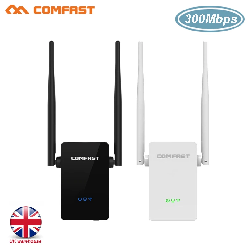 COMFAST 300Mbps WIFI Repeater Wireless range Extender 802.11n/b/g wifi signal Amplifier booster 5 dbi Antennas Repetidor Wifi