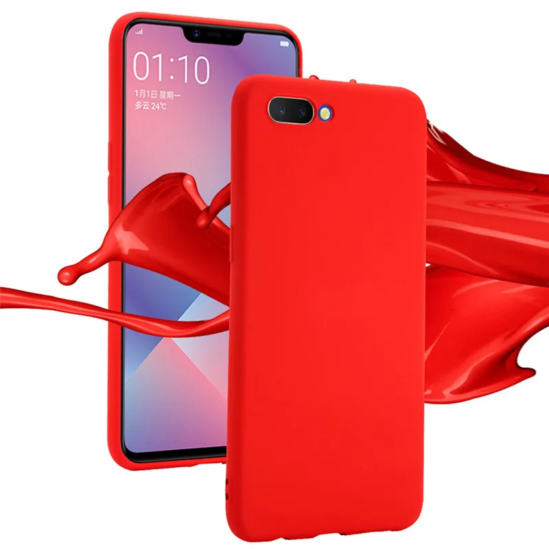 Чехол из жидкого силикона для OPPO Reno R17 R15 PRO R11S R9S A7 A9 F9 A5 A3S K1|Бамперы| |