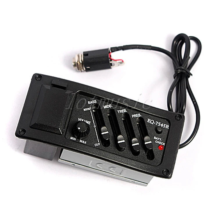 10 комплектов акустическая гитара EQ 7545R пьезо пикап новая система