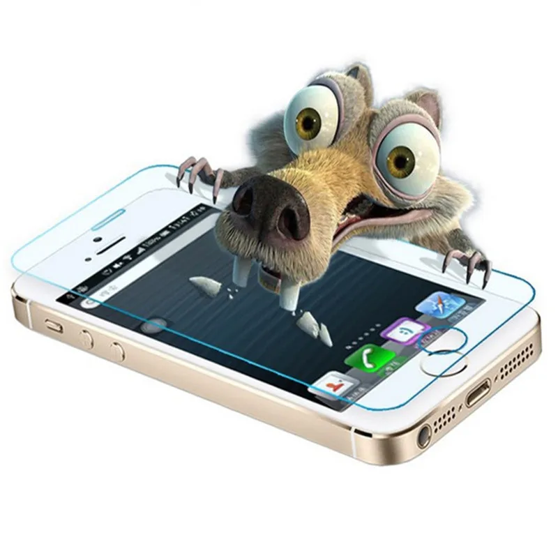 Tempered Glass for on iphone 7 8 Plus 5C Screen Protector 5s SE X XR XS Max 6 s 2.5D 0.3mm Film |