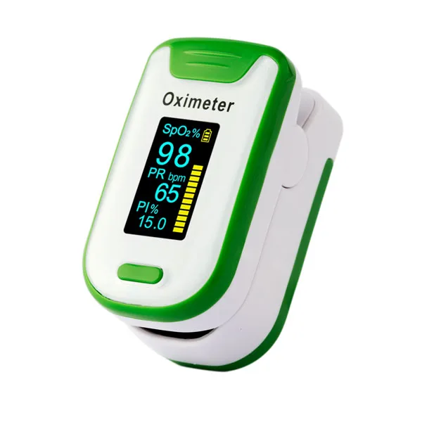 Цифровой пальцевой Пульсоксиметр Oximetro de Pulso oled-дисплей SPO2 PR PI 3 Параметры звуковой сигнал будильник сердечный ритм - Цвет: Green
