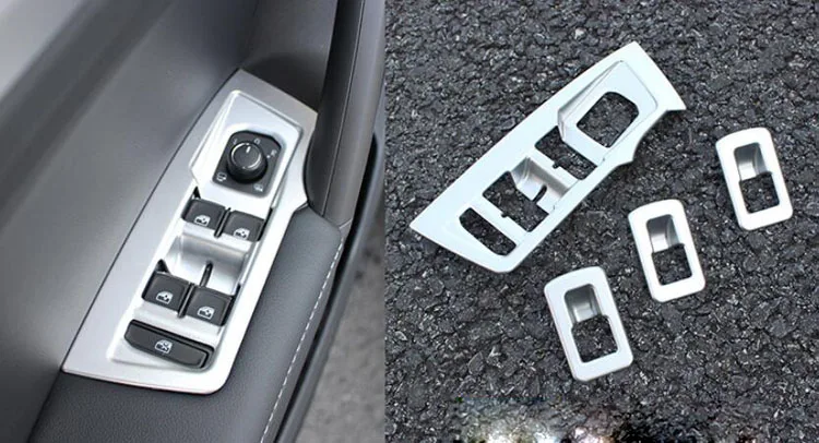 ABS Хромированная наклейка дверь окно стеклянная панель подлокотник отделка