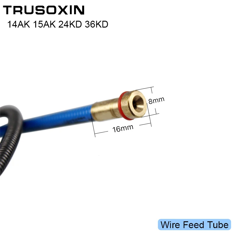 

1pcs Binzel 14K 15AK 24KD 36KD Torch/Gun Consumables 3M 5M MIG Wire Feed Tube for the MIG Welding Machine