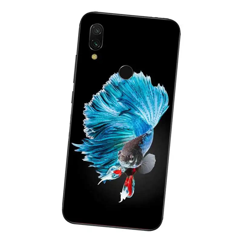 N270 Бетта рыбы Мягкие TPU силиконовый чехол для Xiaomi Redmi Note 3 4 4X5 5A 6 7 Pro Глобальный