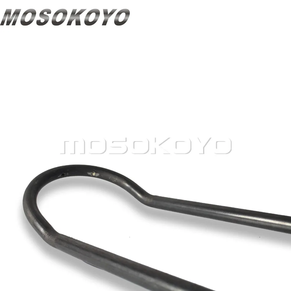 560 мм сталь Неокрашенный Кафе Racer заднее сиденье обруч с верхней рамкой петля со