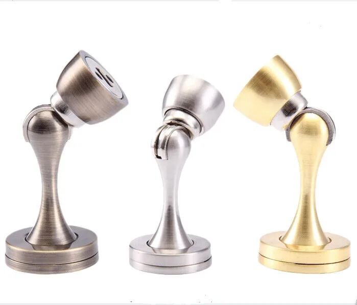 Высокое качество цинковый сплав дверные стопоры посеребренные матовый никель