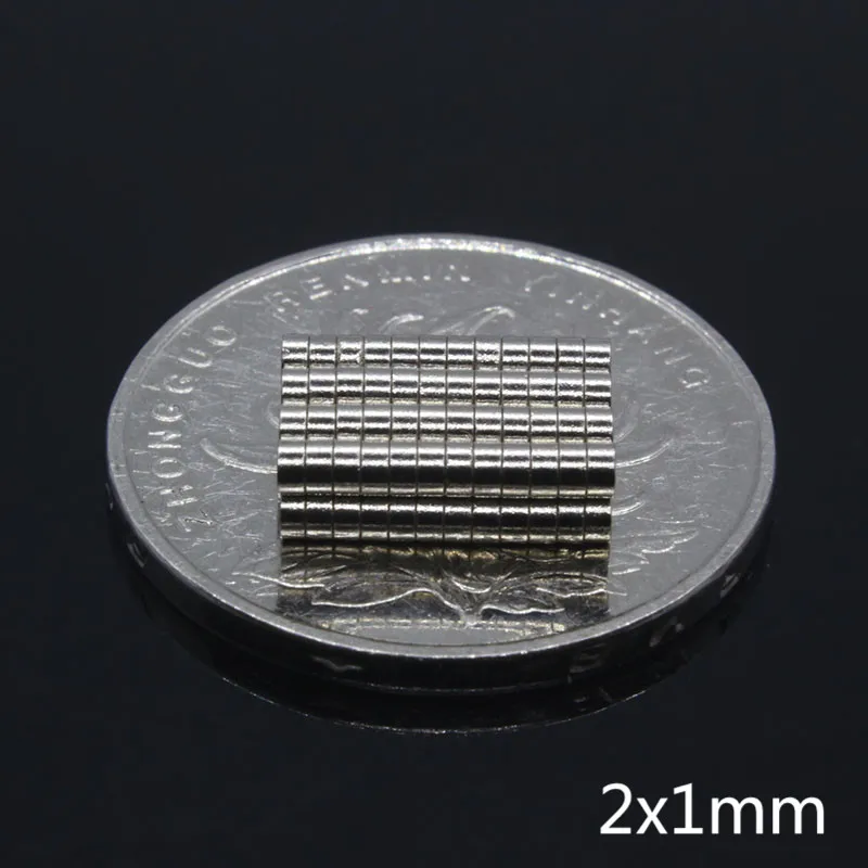 100 шт. N35 2*1 мм 2x1 Мини маленький супер сильный Мощный магнит мощный