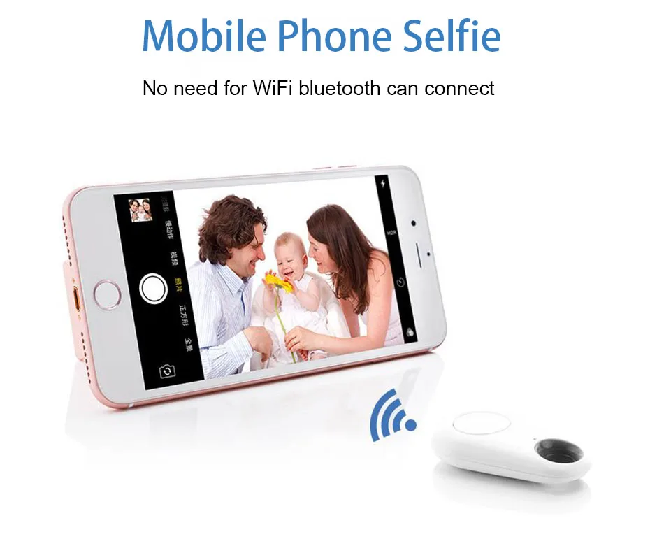 Funsnap Универсальный беспроводной Bluetooth пульт дистанционного управления палка для селфи с затвором пульт дистанционного управления портативная Кнопка автоспуска