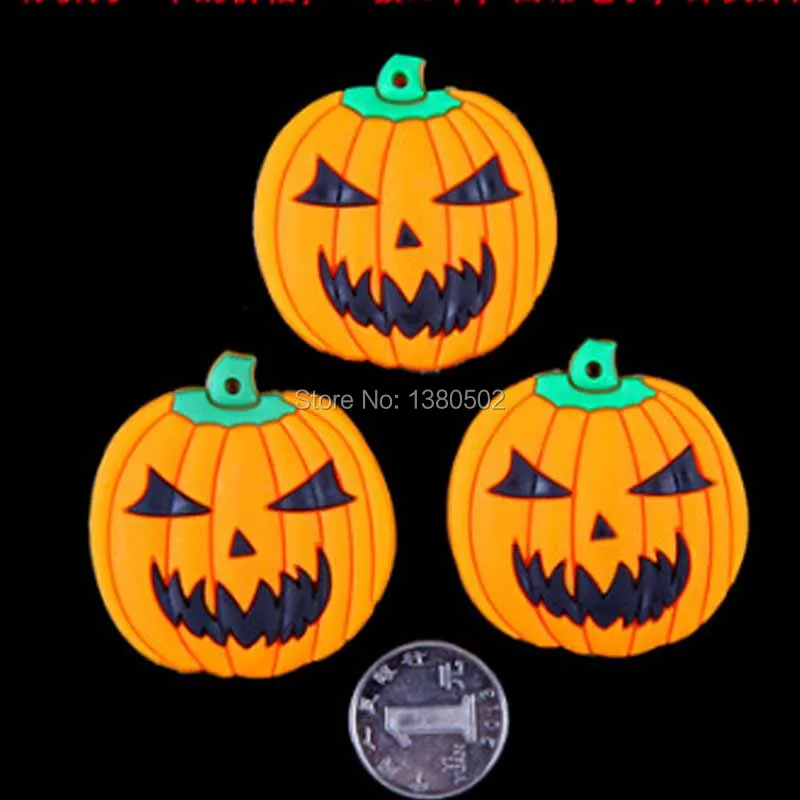 25 шт/лот Хэллоуин украшения аксессуары светодиодный ночной фонарик значок для