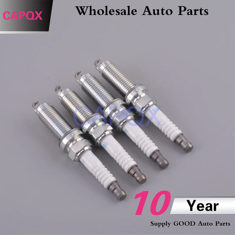Capqx 4 шт. высокое качество подлинные Иридиевые свечи для HONDA Fit vezel CITY XRV 1.5L 12290-5R0-003