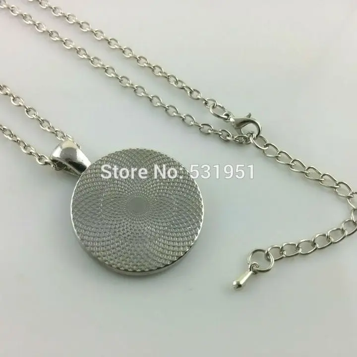 Круглый подвесной лоток сделай сам основа для кабошона с цепочкой 50 см 25 мм |