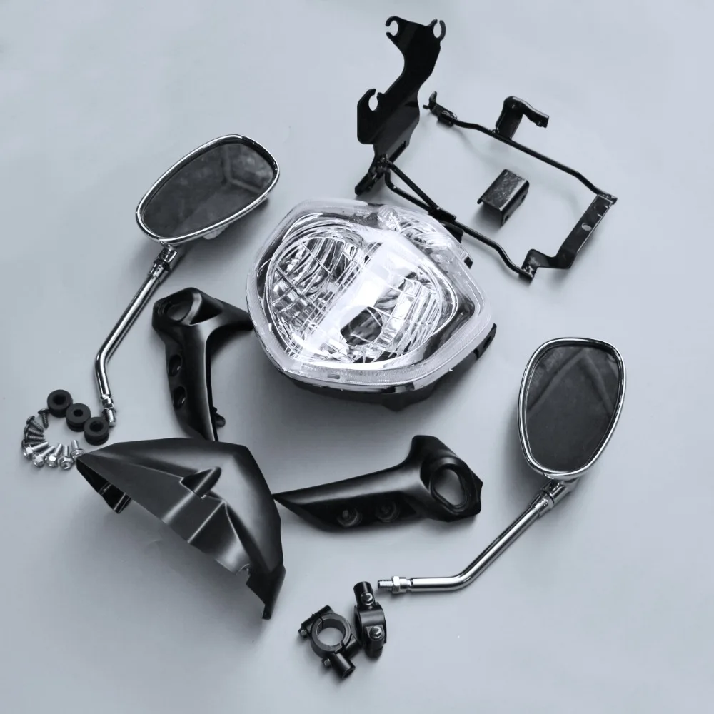 Подходит для FZ6 N/S FZ 6N FZ6N 2007 2010 2008 2009 комплект фар Монтажная скоба зеркало