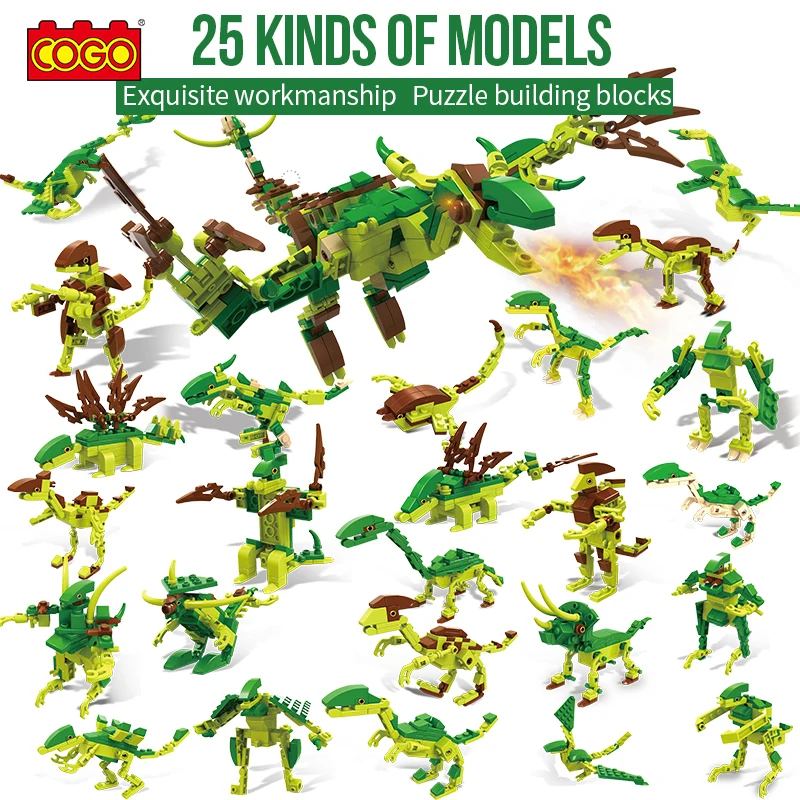 Юрского Динозавров Мини Фигурку Животных Дикий Мир Строительных Блоков Игрушки