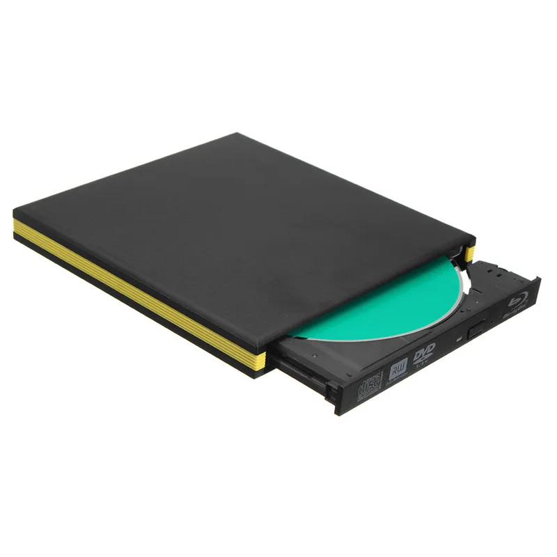 KuWFi USB 3 0 Blu-Ray привод горелки Внешний DVD рекордер писатель BD-RE +/-RW DVD-RAM 3D плеер для