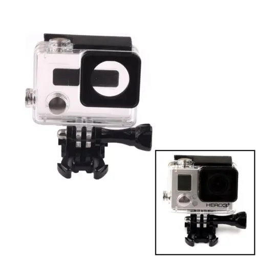 Аксессуары для Go pro Водонепроницаемый чехол Gopro Hero 3 + 3plus 4 крепление камеры|waterproof