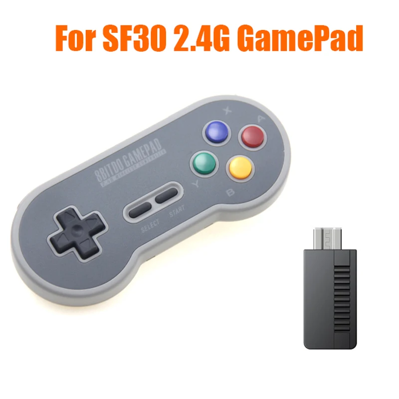 8 битдо SF30/SN30 Pro 2 4G USB Беспроводной и Bluetooth контроллер геймпад для SNES Classic Edition