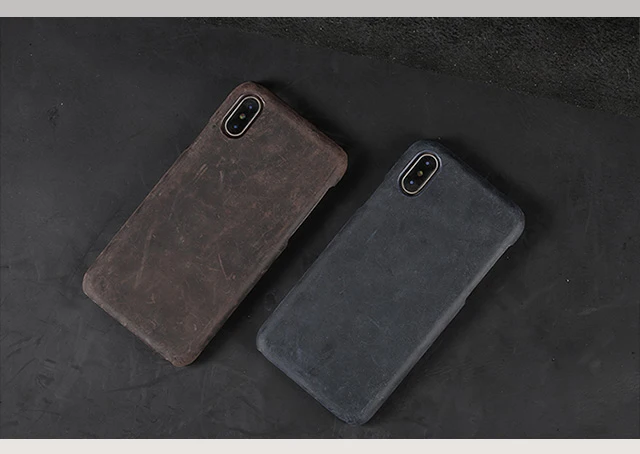 Чехол для телефона для iPhone 11 pro 11 11 Pro max Ретро яловая натуральная кожа задняя крышка для iPhone 7 plus 8 plus 6 7 8 X XS max