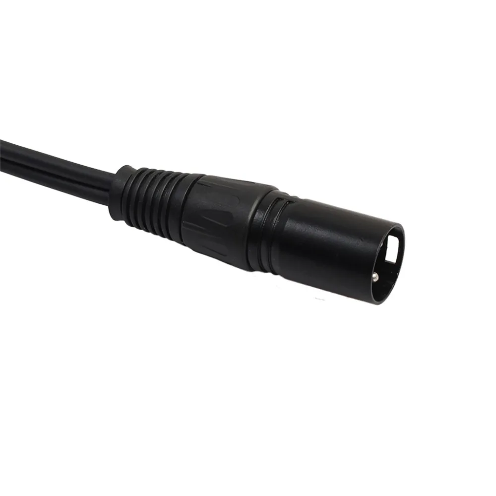 REXLIS 30 см XLR Мужской Двойной Женский Splitter кабель конвертер 3Pin для микрофонный