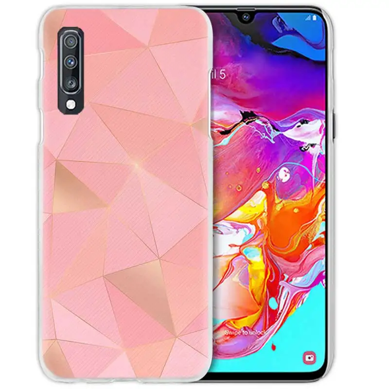 14 Геометрических фигур линии узор чехол для samsung Galaxy M40 A50 A80 A70 A60 A40 A30 A20e A10 J4 J6 плюс J8 Жесткий Чехол для мобильного телефона - Цвет: 14