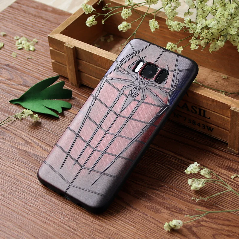 3D Relief Cute Cartoon Flowers Pattern Soft Silicone + TPU Phone Cases for Samsung Galaxy S8 plus Shockproof phone Case Cover |