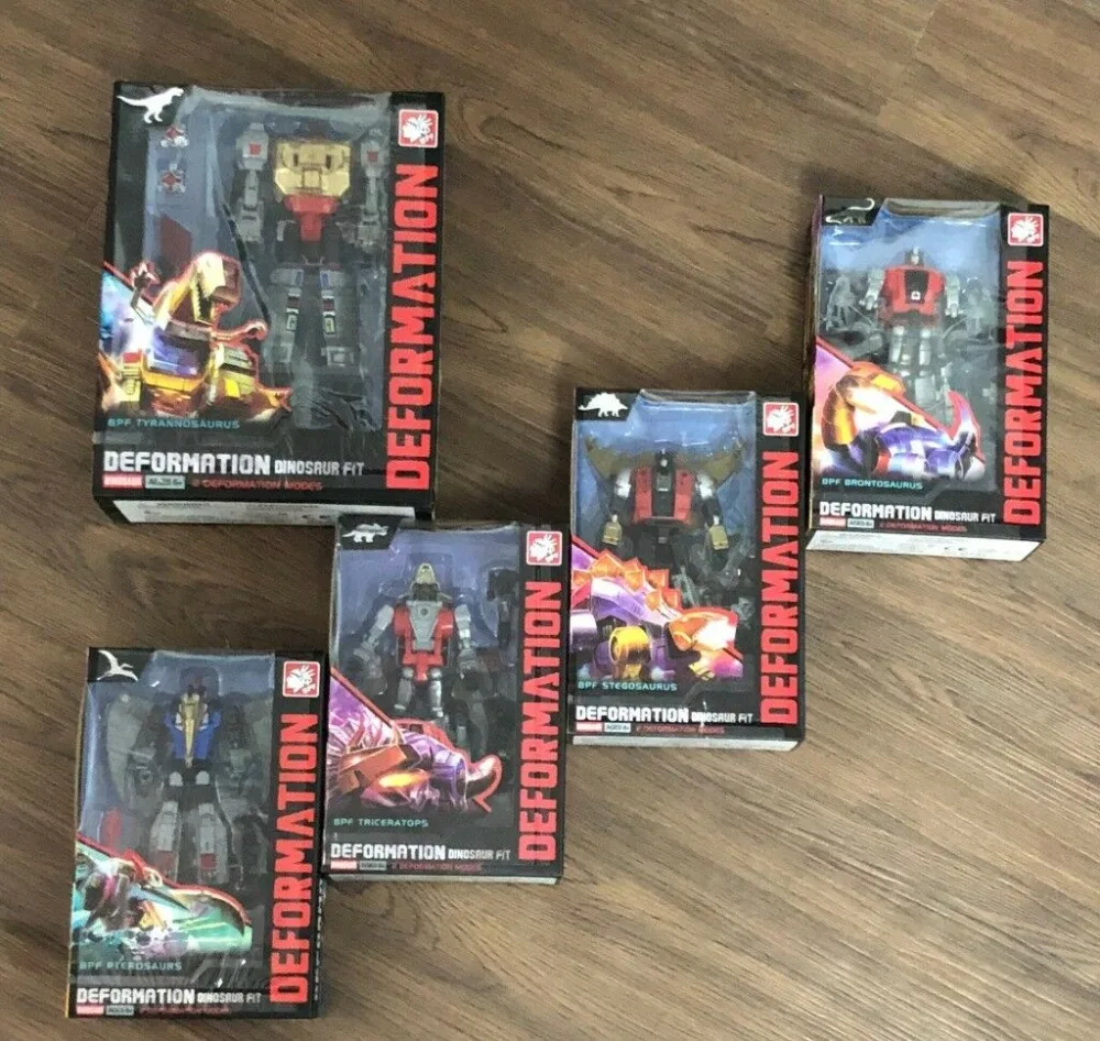 Роботы фигурки BPF трансформация поколения мощь вулканов Primes Dinobot king ko 5в1|Игровые и