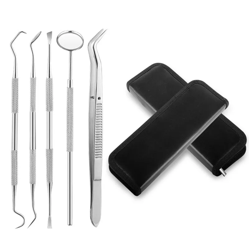 1 Set Dental Mirror Stainless Steel Tool Mouth Kit Instrument Pick Dentist Prepare #291488 | Красота и здоровье