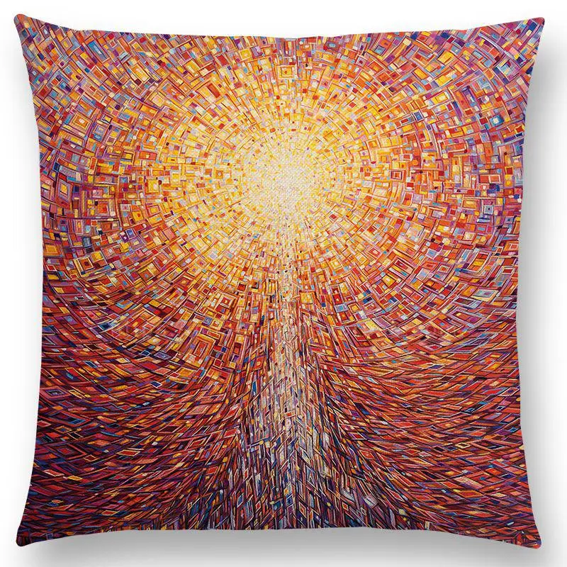 45X45CM Мексика Стиль абстрактные Чехлы Мода высокого качества из хлопка и льна