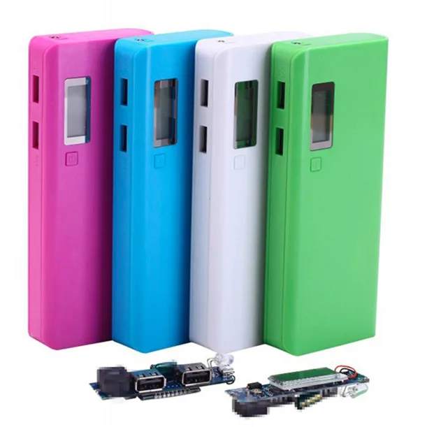 Универсальный 2А 8*18650 5x18650 LCD двойной USB зарядное устройство комплект DIY 18650 коробка