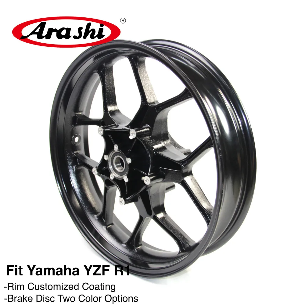 Передний обод для мотоцикла Arashi YAMAHA YZF R1 2015 2016 2017 15 16 17 A356/AC4CH OEM из алюминия|rim